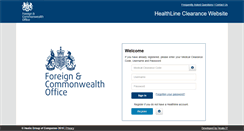 Desktop Screenshot of healthline.healix.com